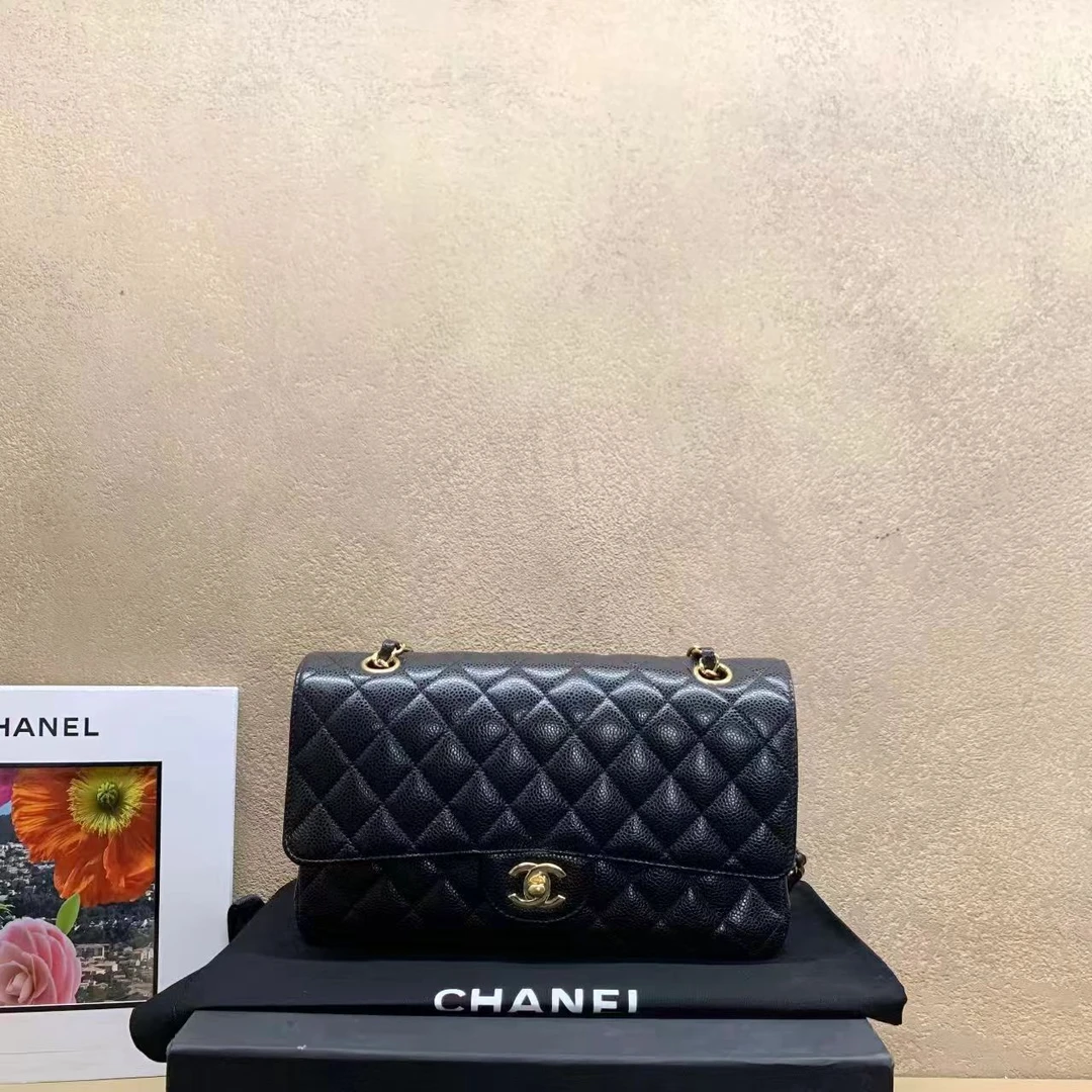 95新 Chanel/香奈儿 壹臻中古/黑金cf中号芯片 21年 / 74407758