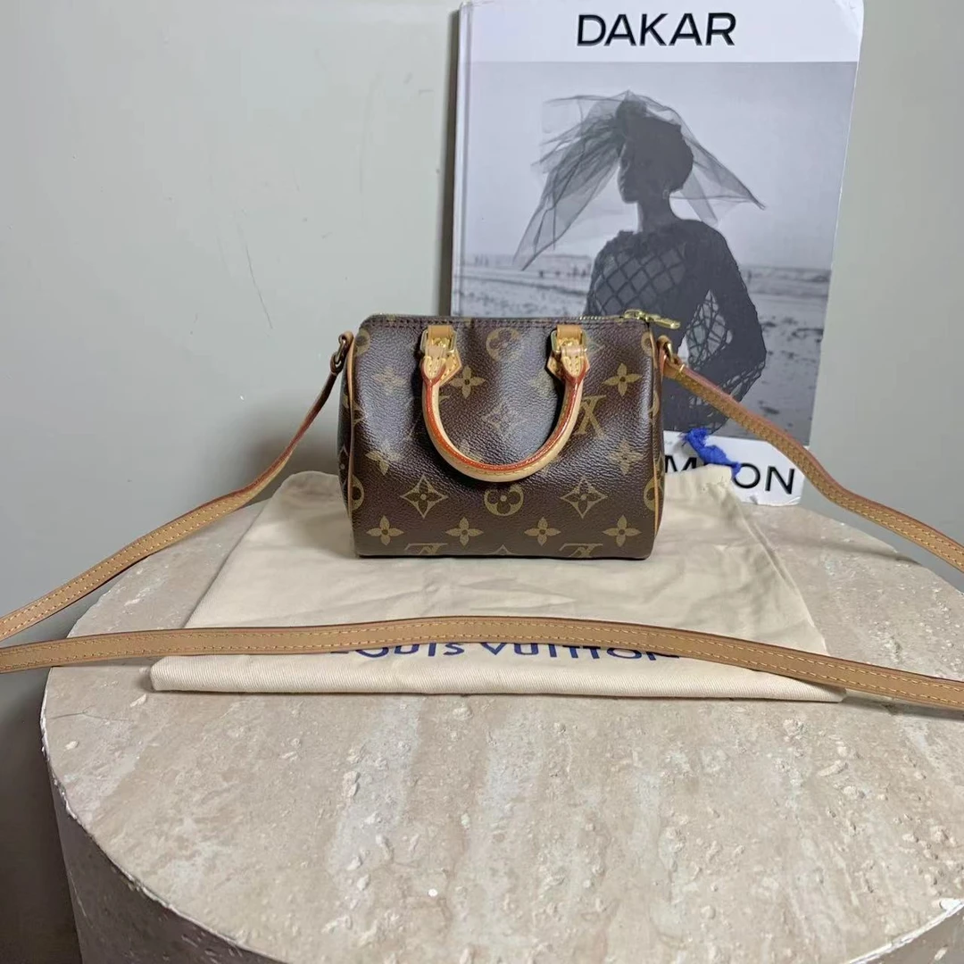 95新 LouisVuitton/路易威登 壹臻/老花speedy nano/76884417