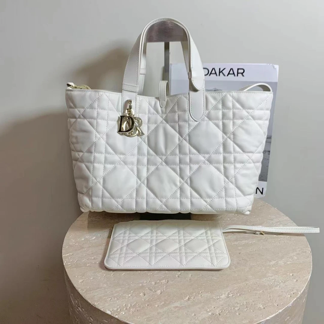 95新 DIOR/迪奥 壹臻/白金toujours tote包 中号 24年 23516948