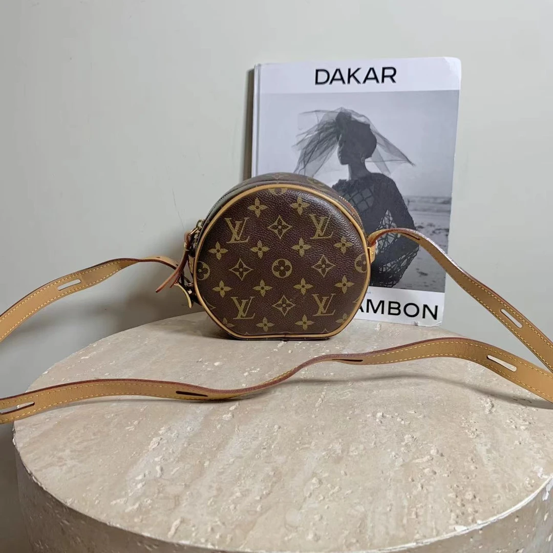 95新 LouisVuitton/路易威登 壹臻/老花小号软圆饼包/17379937