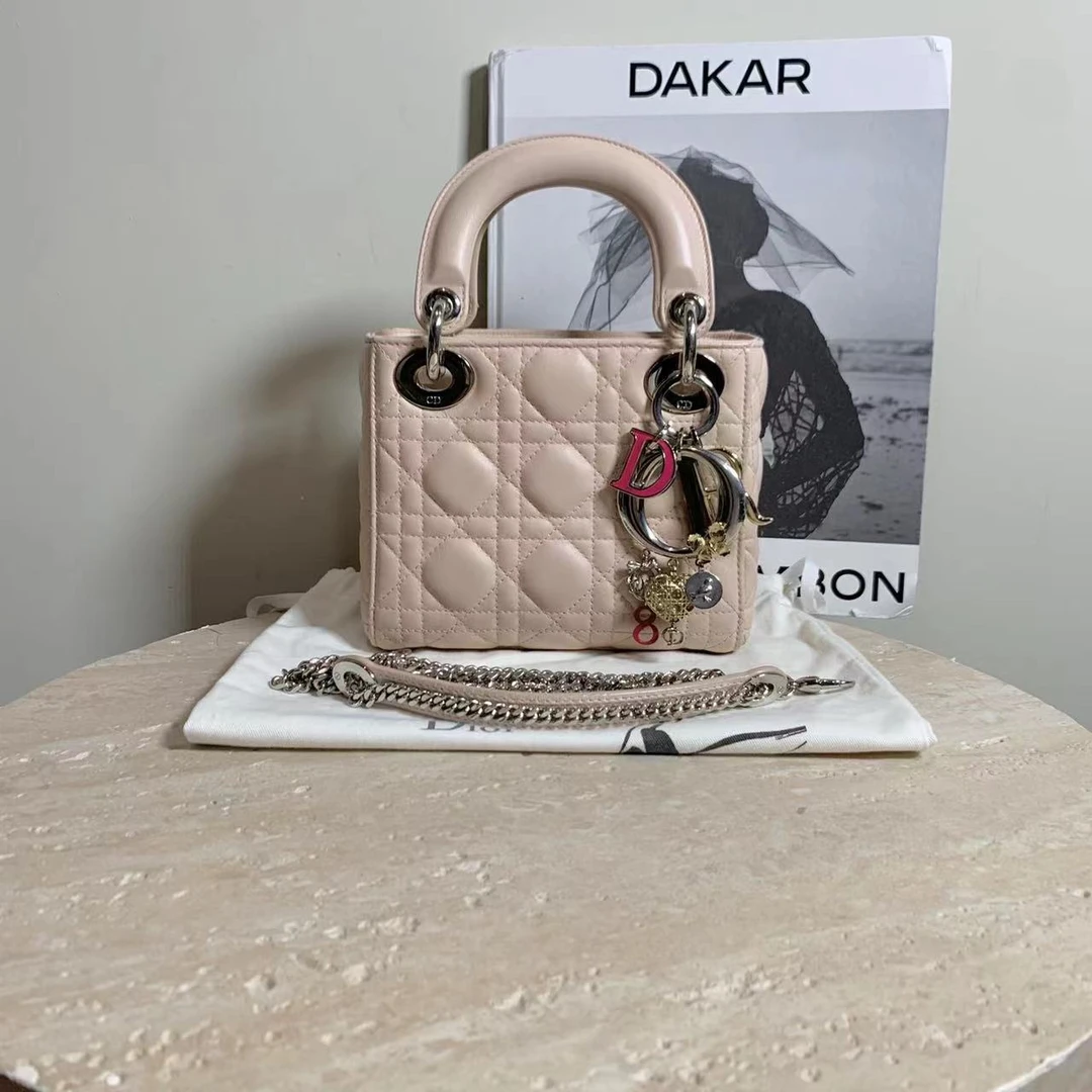 95新 DIOR/迪奥 壹臻/情人节粉色三格戴妃/15822510