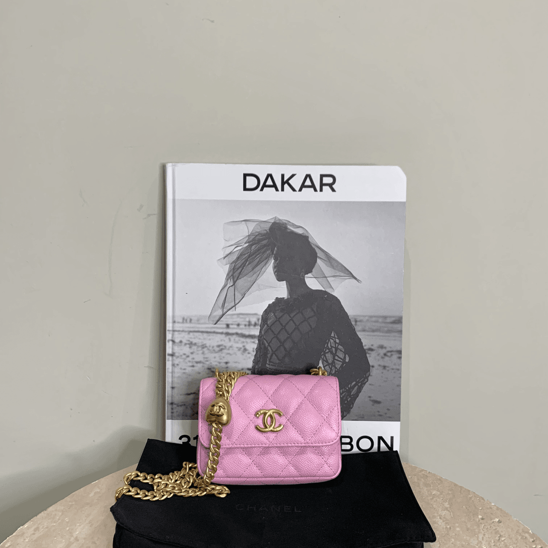 95新 Chanel/香奈儿 壹臻中古/ 23P爱心金球小废包 /59392013