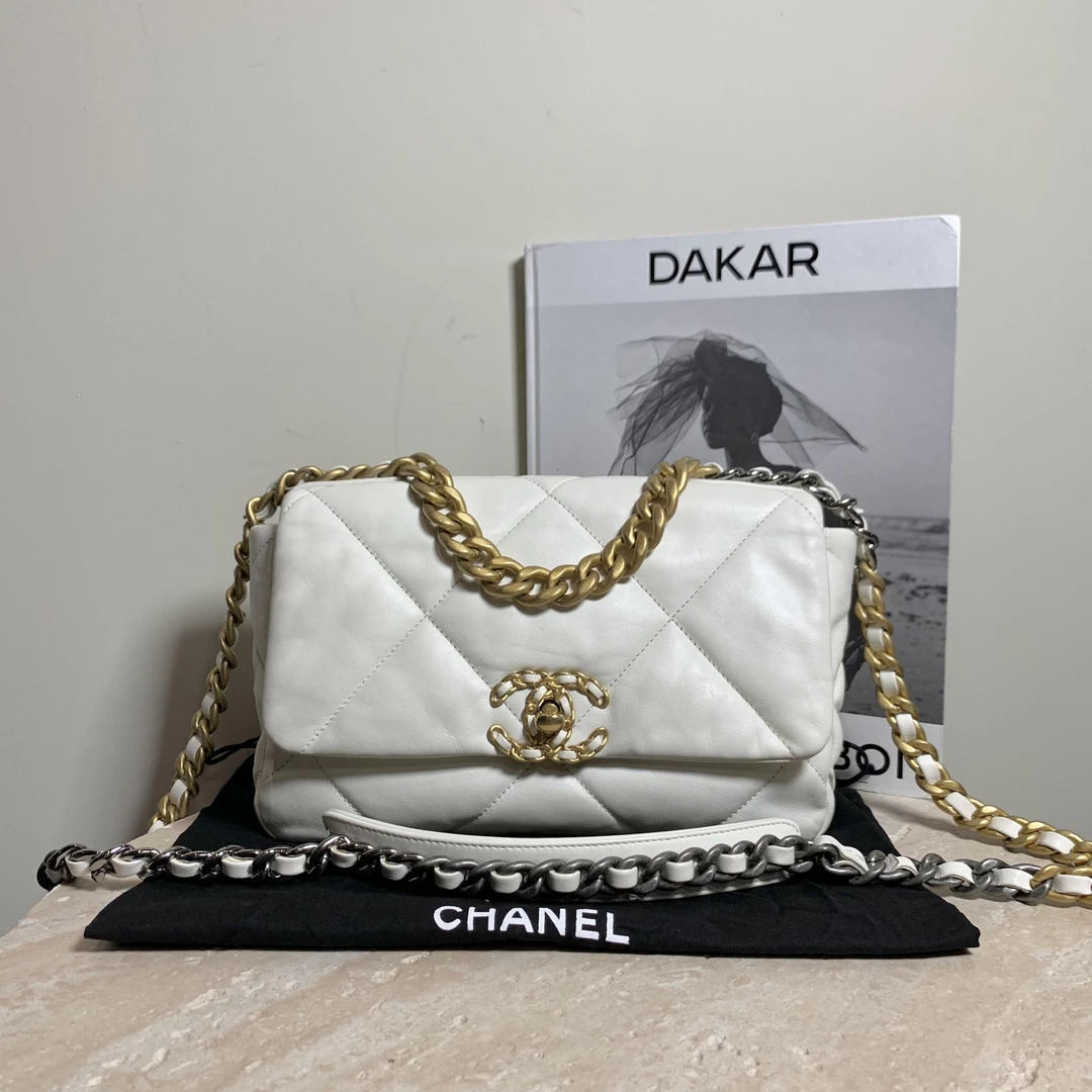 95新 Chanel/香奈儿 壹臻中古/23S白金19bag小号 /15671345