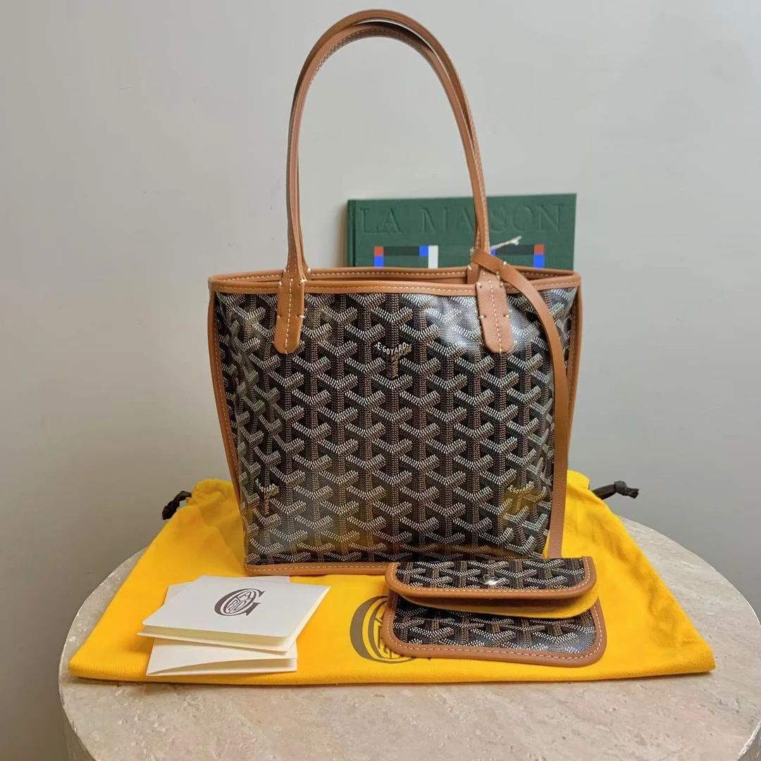 99新 Gaoy/戈雅  壹臻/棕色老花菜篮子 24年 57694534