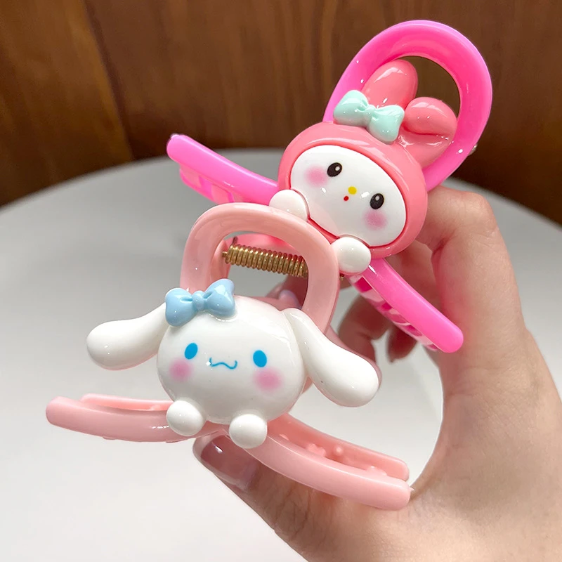 儿童抓夹小女孩2024网红爆款后脑勺高颜值发夹女童鲨鱼夹夹子甜美