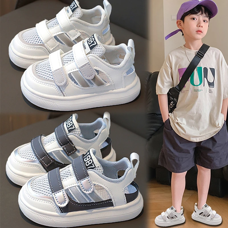 2024夏季新款儿童运动凉鞋软底宝宝1-3岁2学步鞋男童女童防滑透气