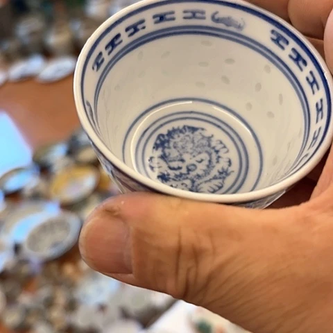 杯陶瓷摆件不固定一件大号