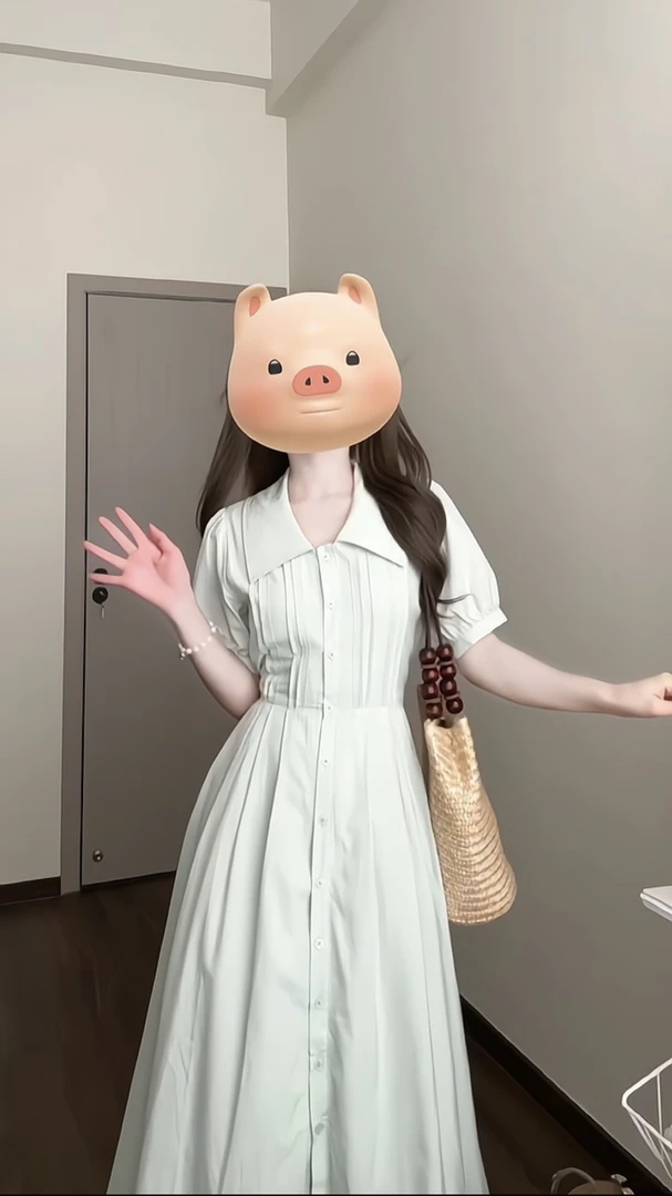 面试通勤衬衫式连衣裙女夏季chic小众温柔风收腰高级感气质长裙