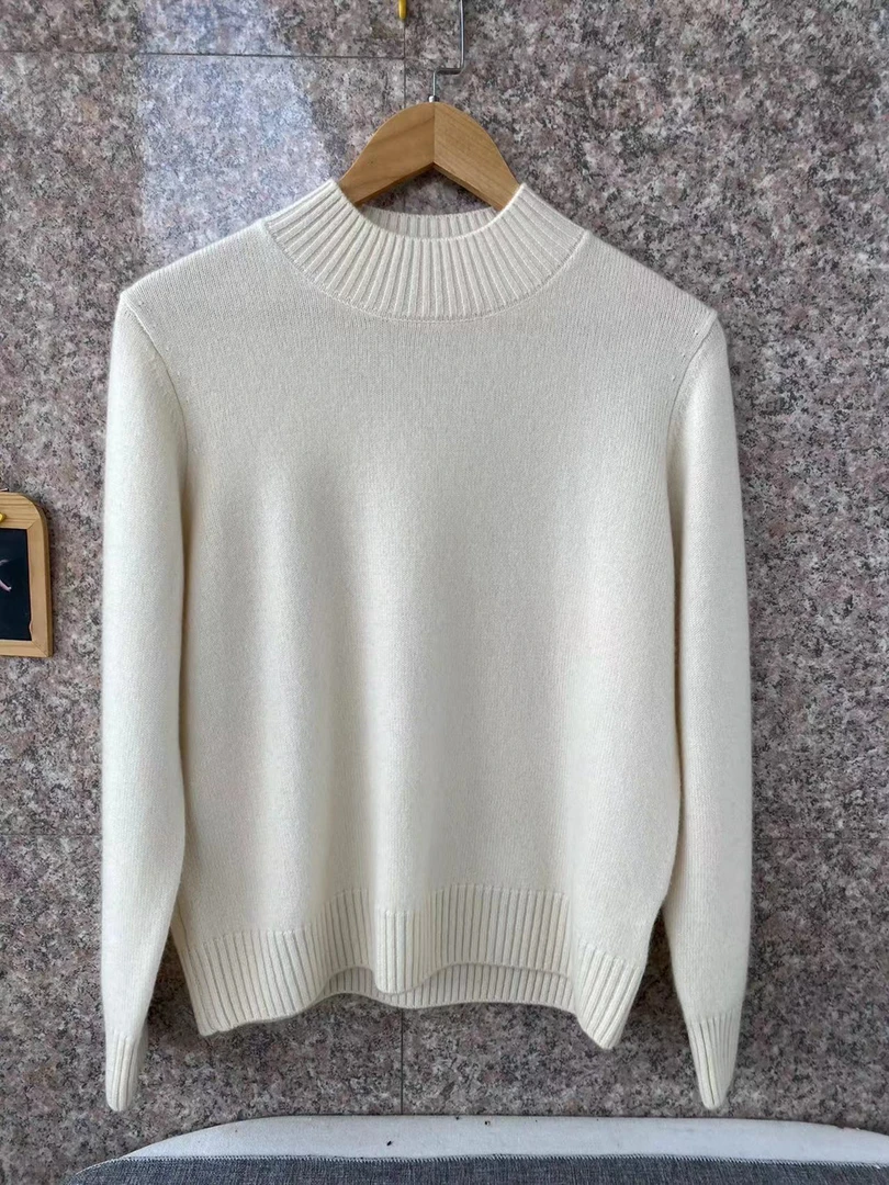 康赛妮AURORA女款半高领羊绒衫