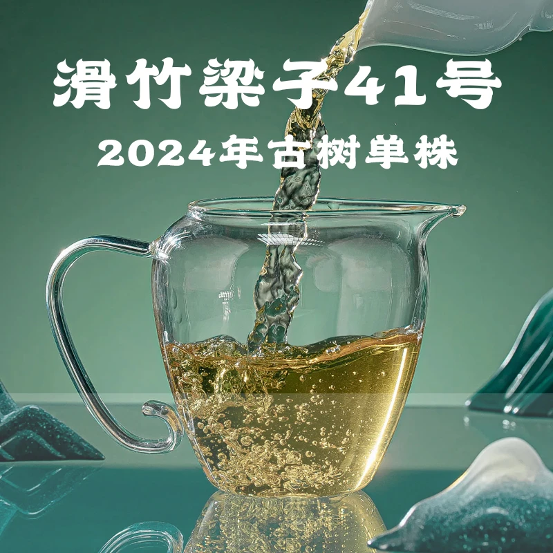 【滑竹梁子41号】2024年勐海滑竹梁子头春古树纯料春茶普洱生茶