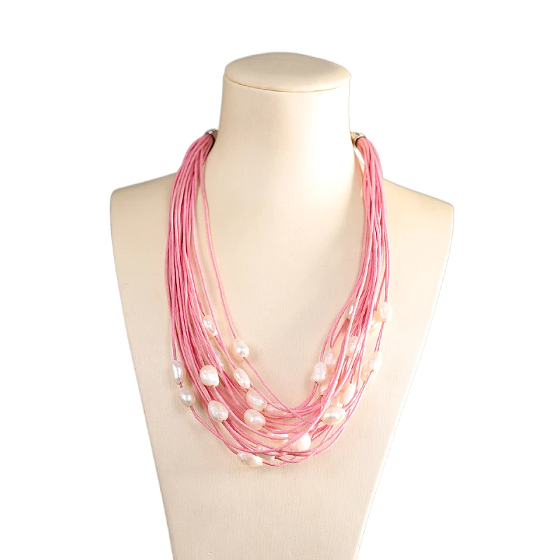 二店 淡水珍珠多层设计项链