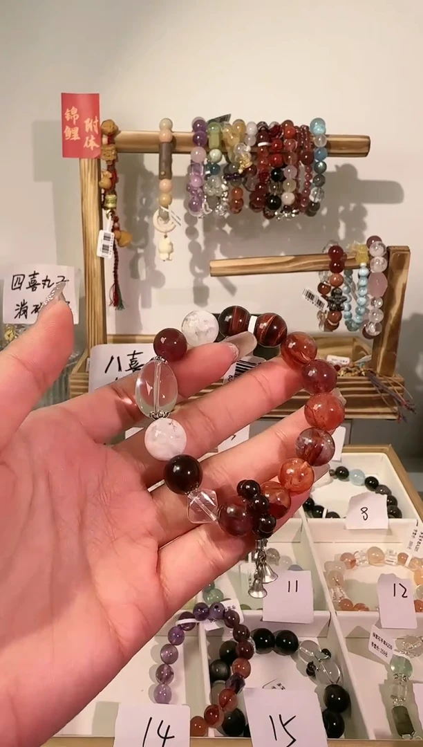 【闪购商品】水晶手串银S925镶嵌A397