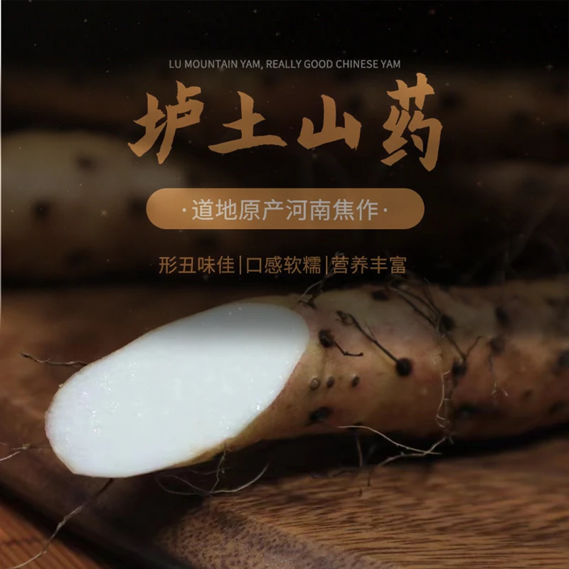 河南温县垆土铁棍山药怀山药新鲜山药健康营养断果3斤到5斤福利款