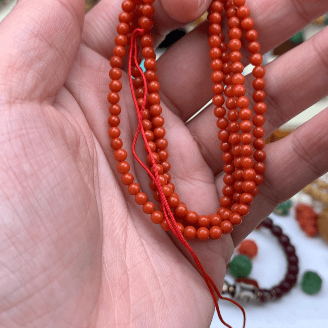 【闪购商品】南红玛瑙长串未镶嵌羽*