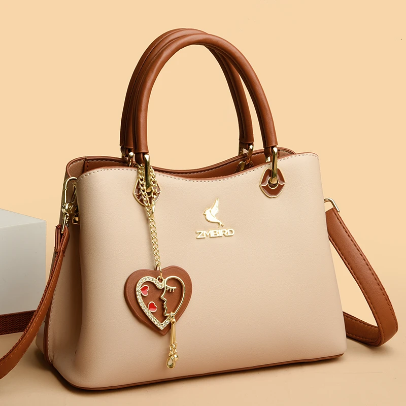 百搭专柜品牌大气手提包女2025新款时尚休闲中年妈妈包单肩斜挎包