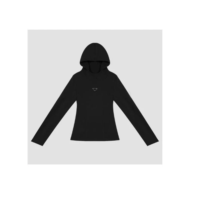 韩彬彬CS"经典三角"德绒自发热连帽打底长袖2201K-(15)