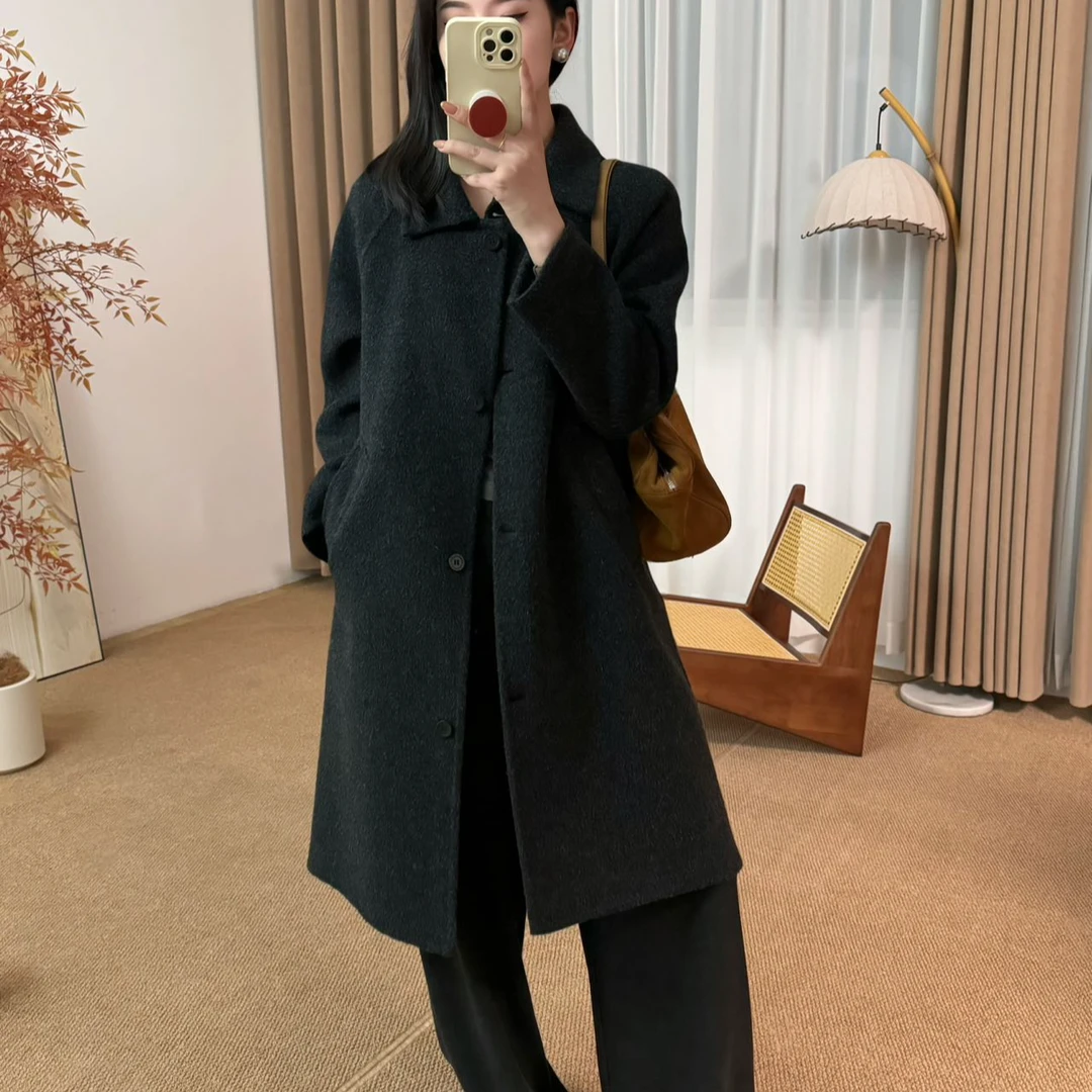 【大叔】高端气质100%羊毛大衣2202