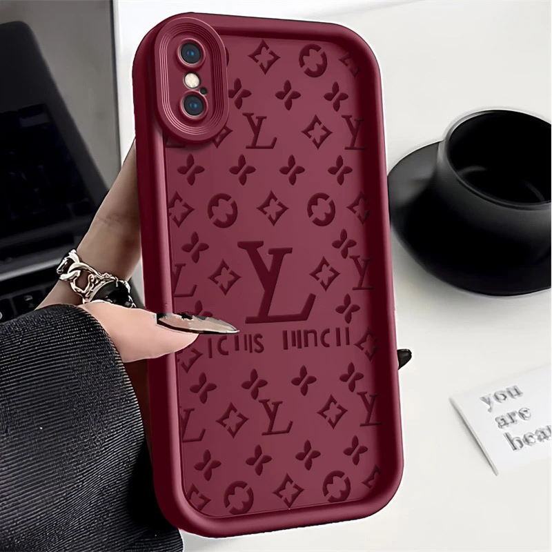 纯字母花纹iPhone苹果xsmax手机壳全包高级感硅胶新款男防摔软壳