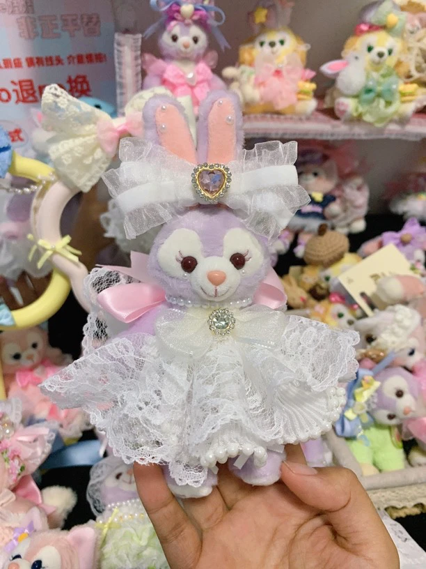 花仙子毛绒玩具婚纱造型娃娃挂饰