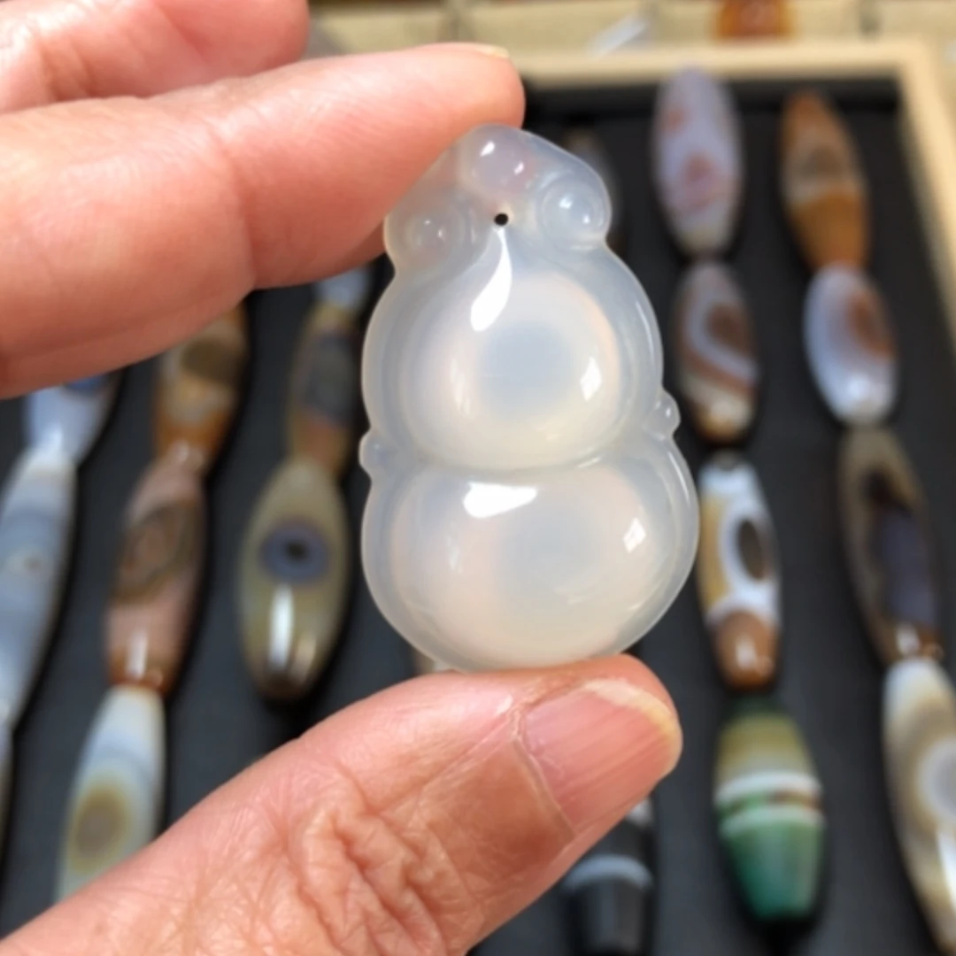 【闪购商品】玛瑙/玉髓珠宝半成品未镶嵌N***N