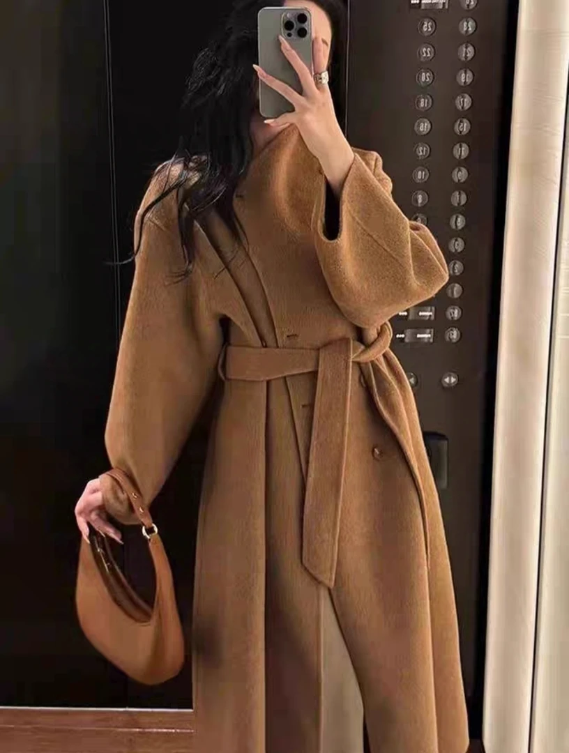 全新重磅羊毛大衣皮毛一体601-630号 潮流时尚百搭款女装