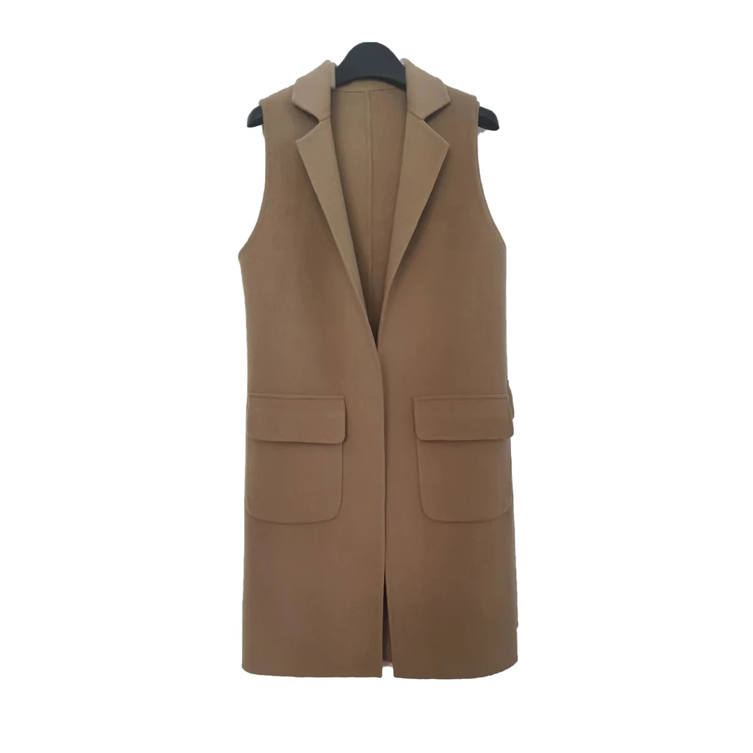 秋冬女士多色时尚气质双面呢外套休闲百搭双面呢大衣