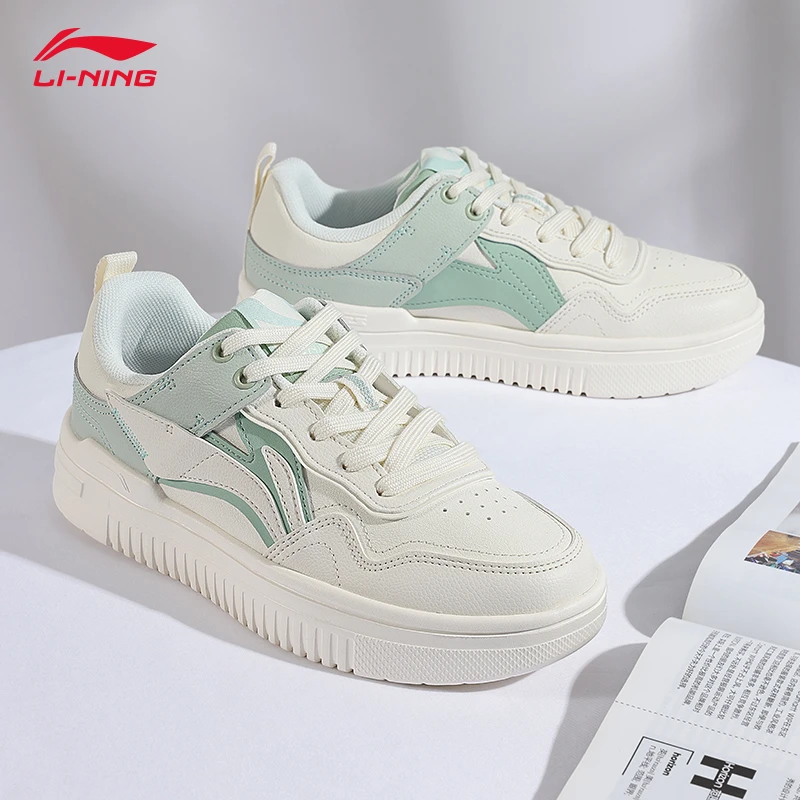 李宁青云板鞋女鞋2025秋冬新款百搭休闲鞋学生潮流时尚低帮运动鞋