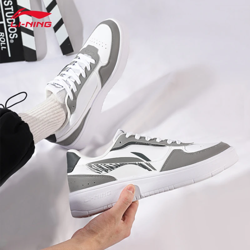 李宁男鞋舒适运动鞋子低帮透气学生百搭潮流运动板鞋2025秋冬新款