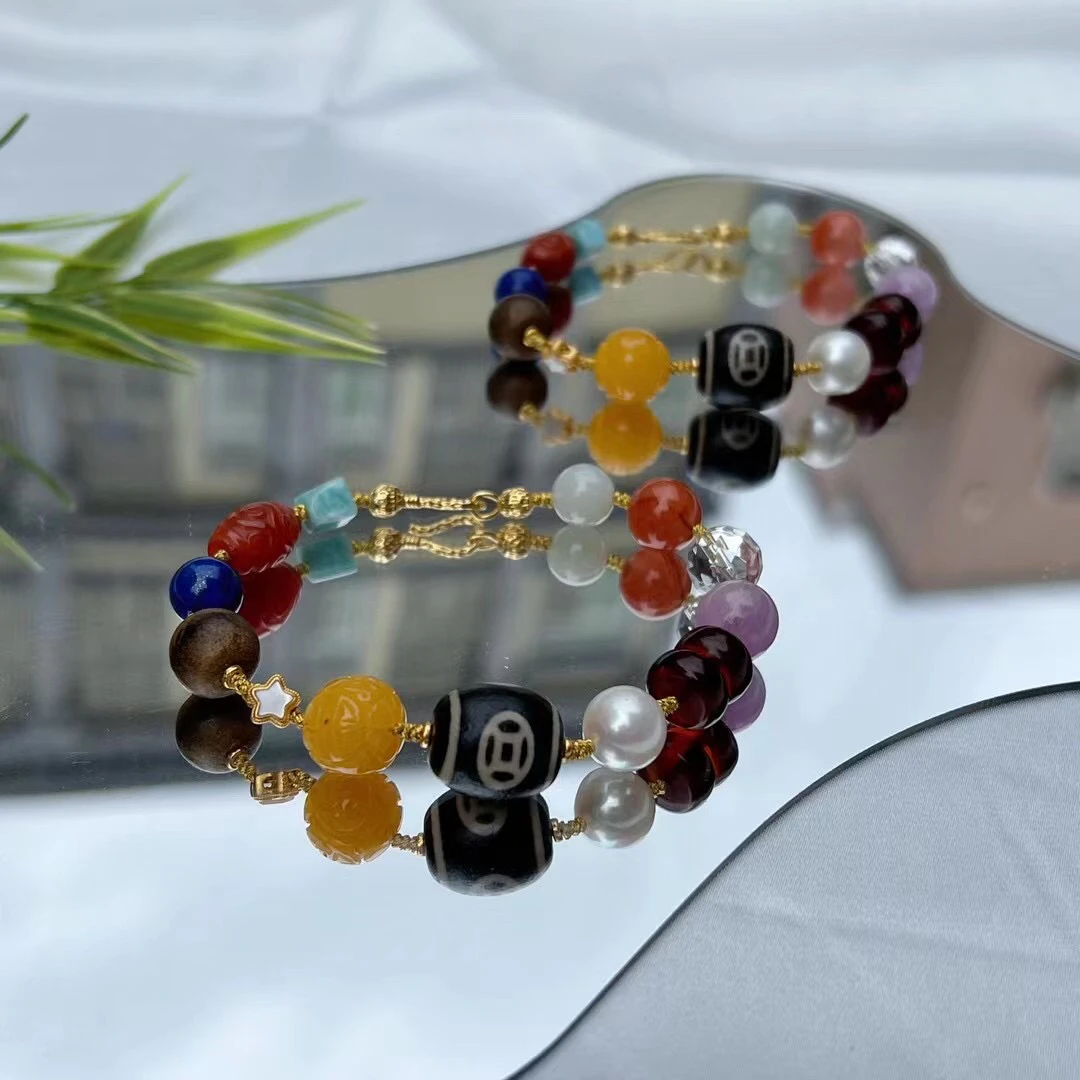 【可塘工厂】一号扣号链接天然水晶彩宝（请勿乱拍 乱拍默认发单珠）