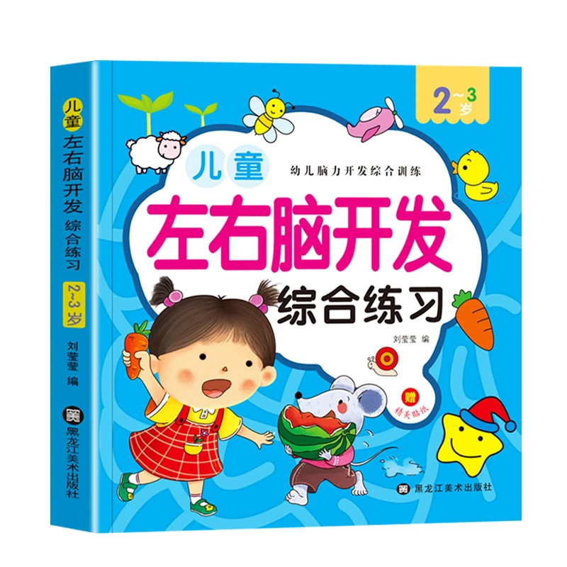 儿童左右脑思维开发训练2-6-8岁宝宝益智启蒙早教迷宫专注力玩具