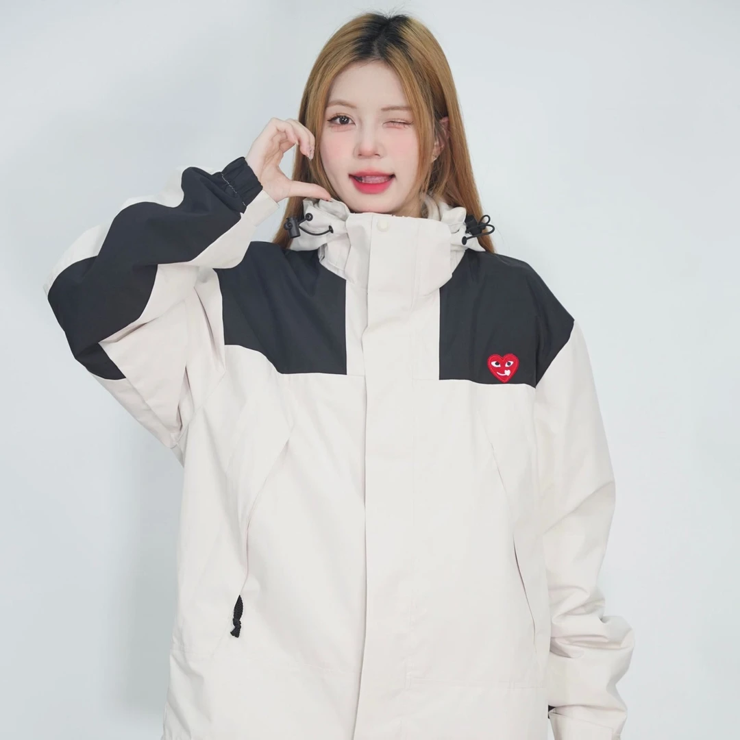 Comme Des Garçons【定制款】CDG PLAY川久保玲情侣外套三合一冲锋