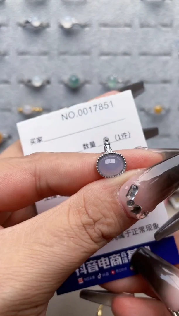【闪购商品】翡翠戒指银S925镶嵌·