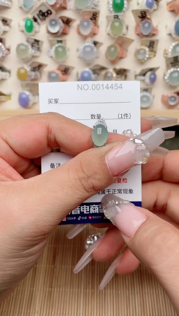 【闪购商品】翡翠戒指银S925镶嵌·