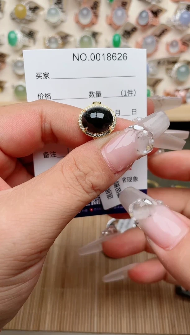 【闪购商品】翡翠戒指银S925镶嵌·
