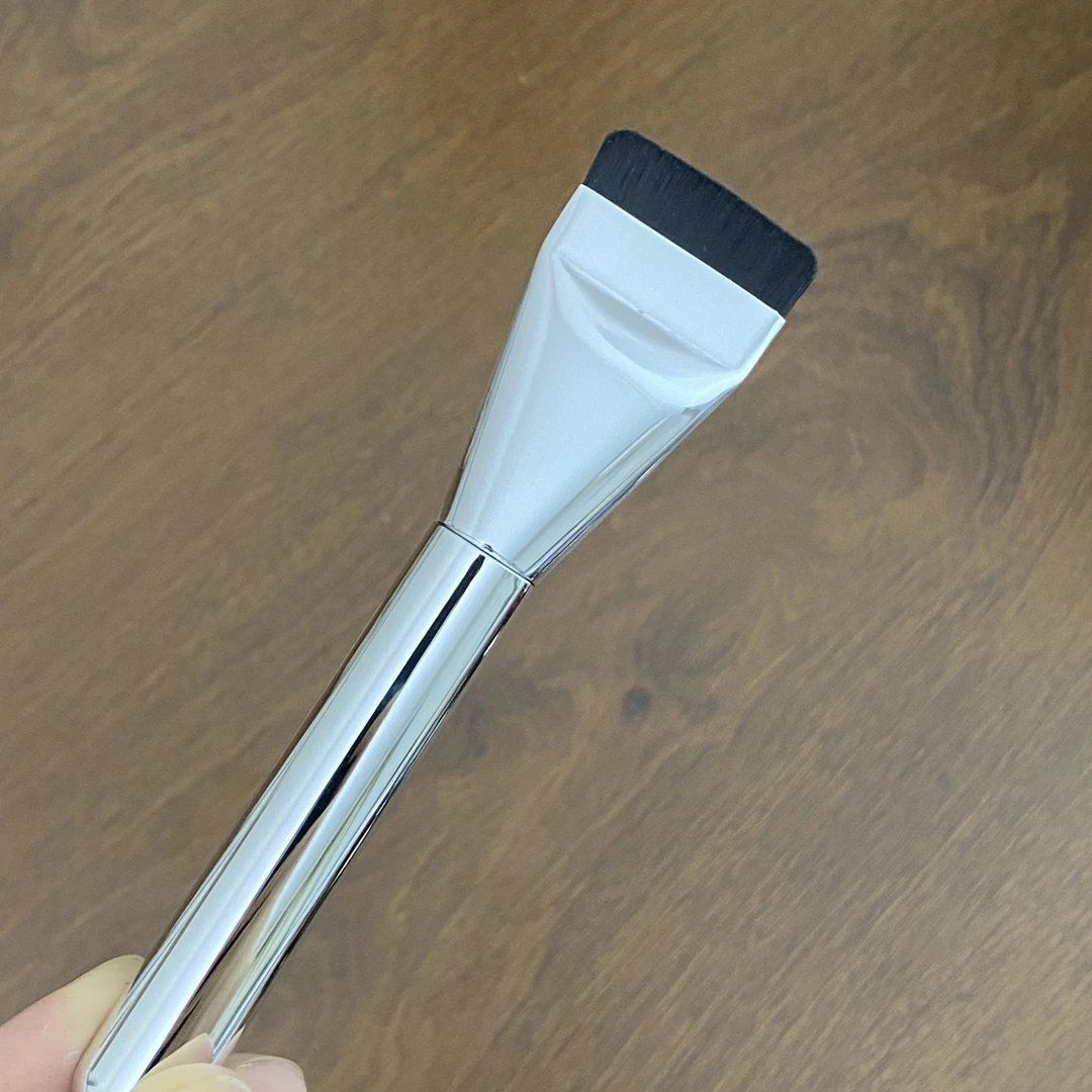 韩国粉底刷一字型不吃粉扁平头超薄底妆面膜刷遮瑕面膜化妆刷新手