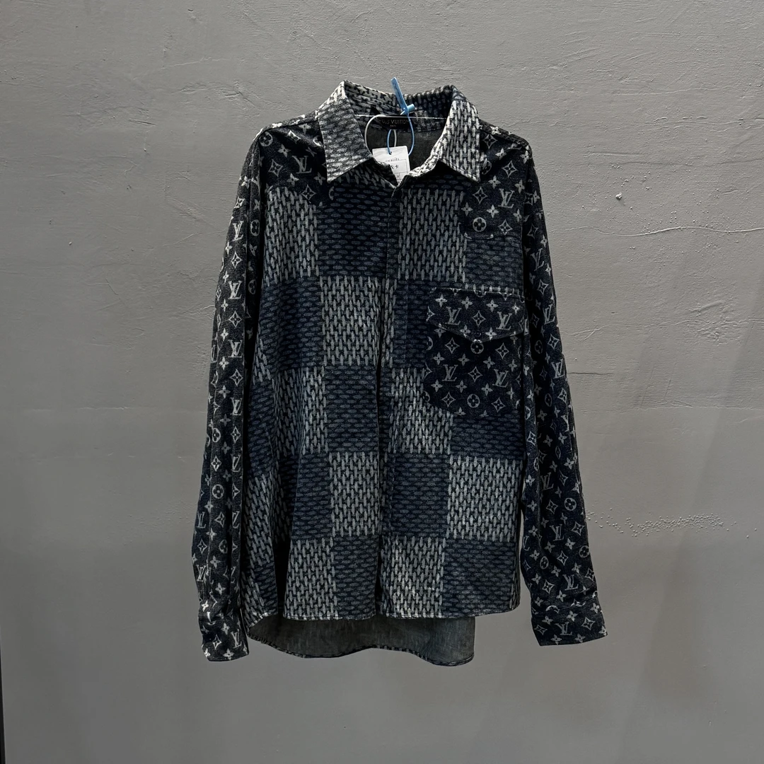 LouisVuitton/联名Nigo法兰绒衬衫外套/XXL码/Sw23682/公价10360