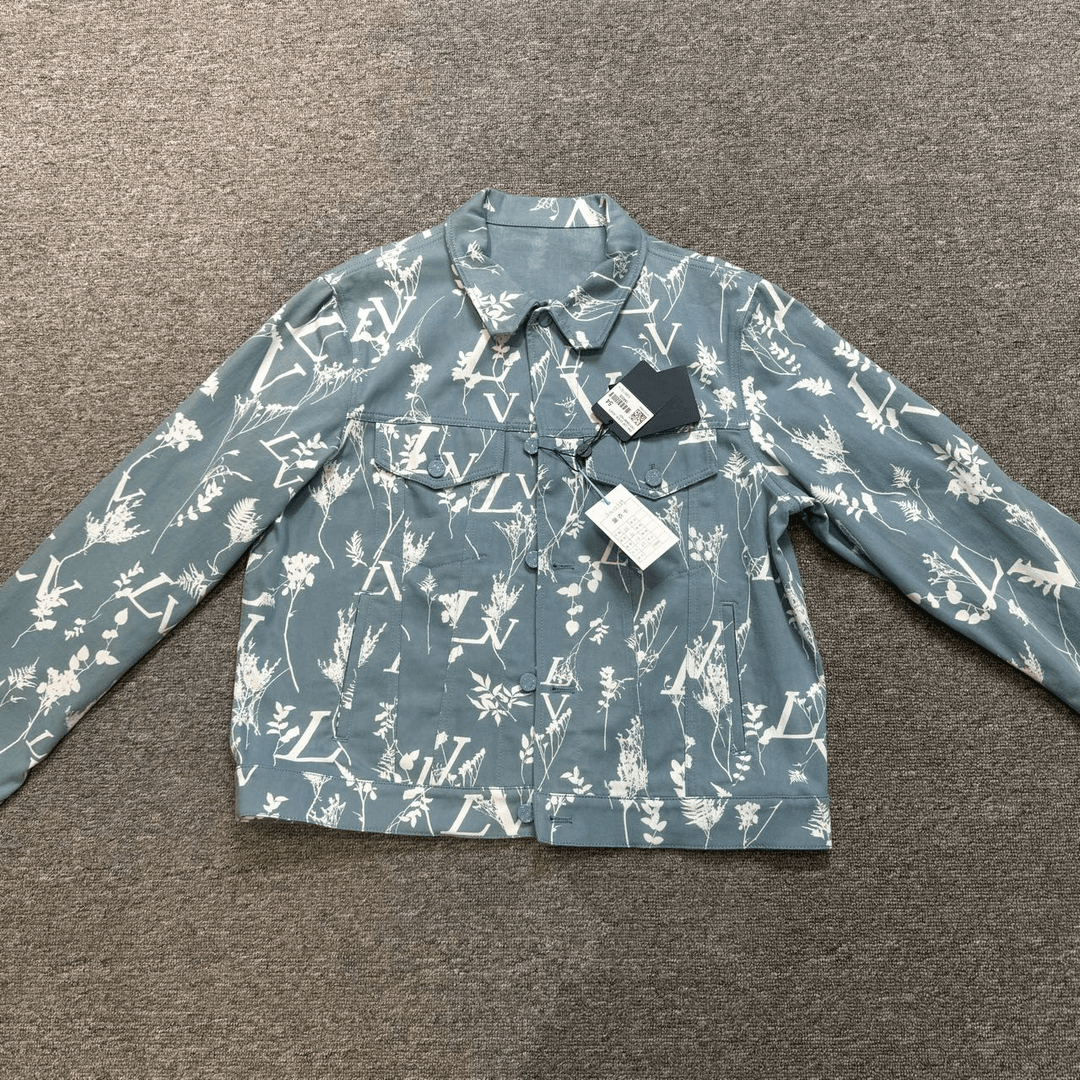 Louis Vuitton LV/路易威登 麦穗图案休闲牛仔外套/54码/SW23789