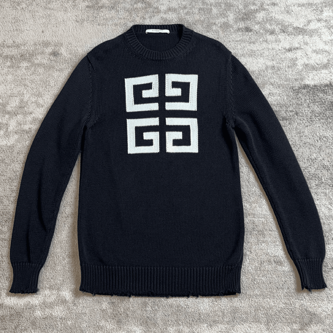 GIVENCHY纪梵希/黑色毛衣/99新/尺码xs/公价6000/0039