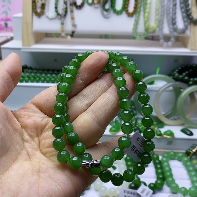 【闪购商品】和田玉（碧玉）8项链未镶嵌