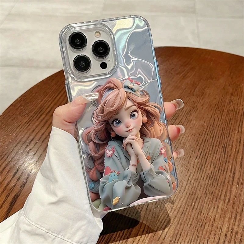 小公主苹果16手机壳个性适用iphone14promax/12/13保护壳15个性