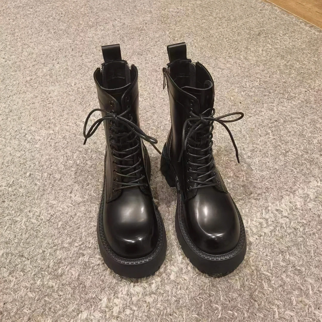 【HeiPa】安暖家【短款双拉链】时尚小众乐百搭时尚中筒鞋秋冬XCXA149