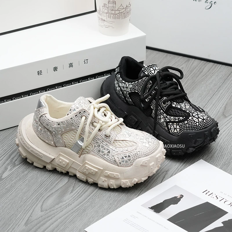 【HeiPa】安暖家平板鞋ins潮走秀厚底休闲鞋运动百搭复古