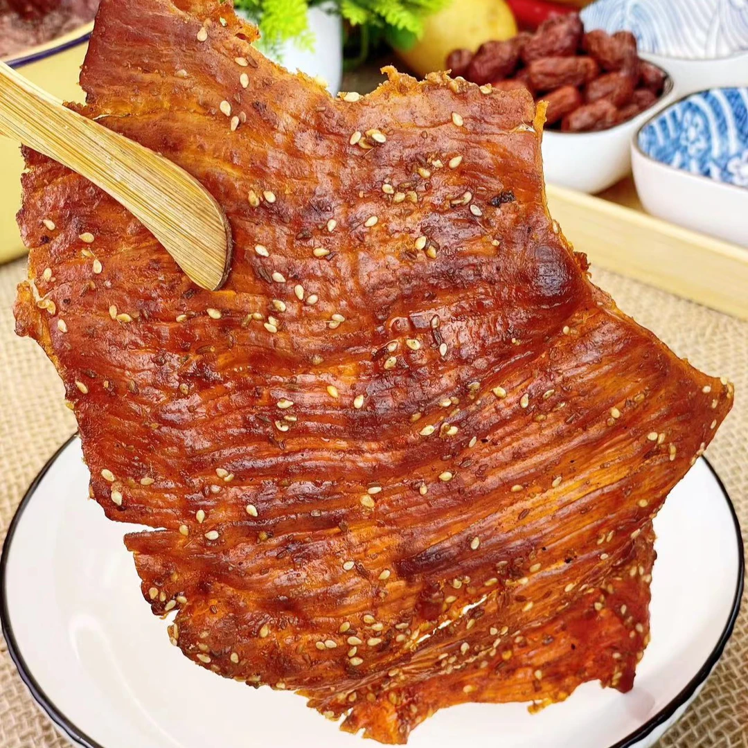 黑椒味【150g体验装】原切大块猪肉脯炭烤即食