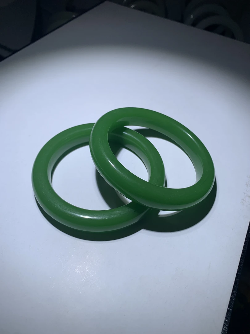 典藏 精品时尚绿色正圈手工定制