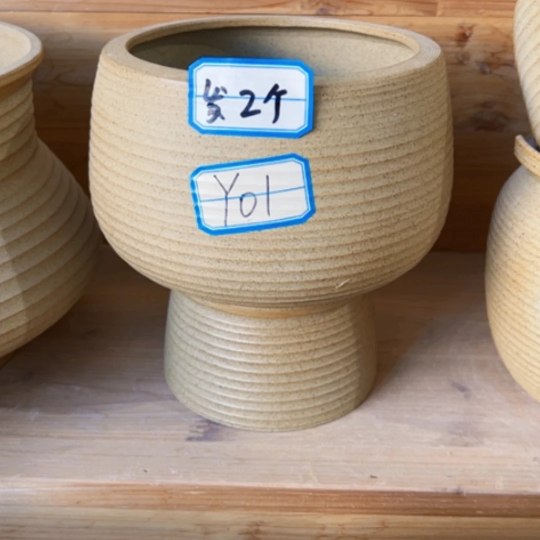 【闪购商品】紫砂花盆口15高18两个