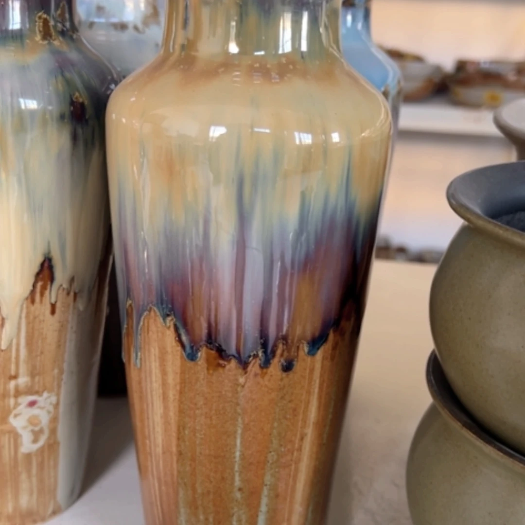 【闪购商品】陶瓷摆件口8高26底部无孔