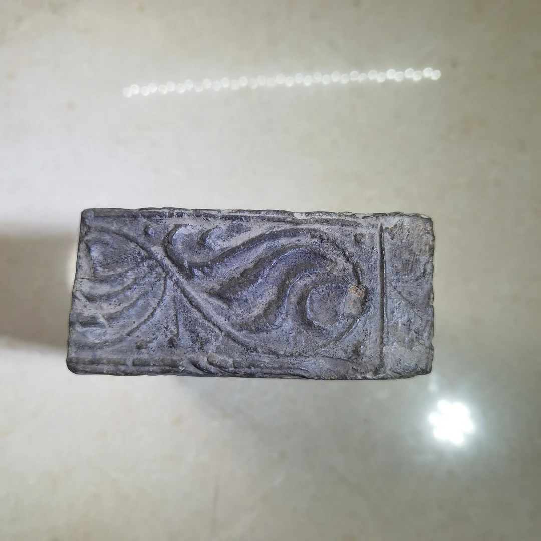 汉砖画像（忍冬纹）清晰漂亮可作砚台等