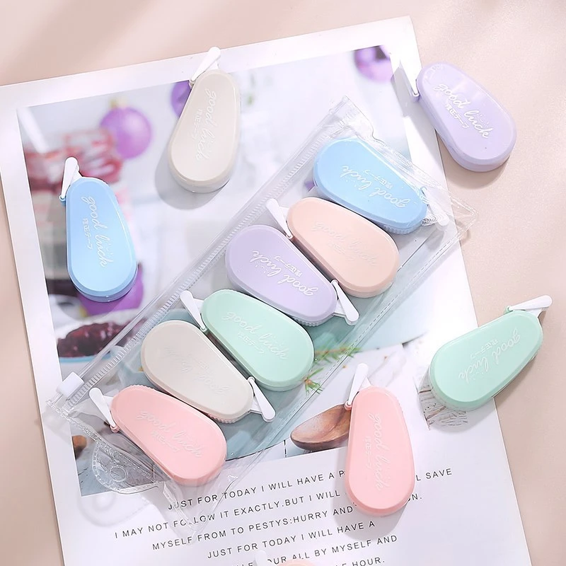 莫兰迪修正带小巧迷你学生用小型女生高颜值改正涂改带无痕去字