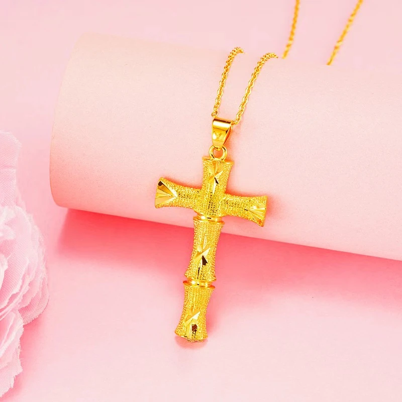 铜合金项链 精美时尚【十字项链】经典气质时尚简约百搭首饰品