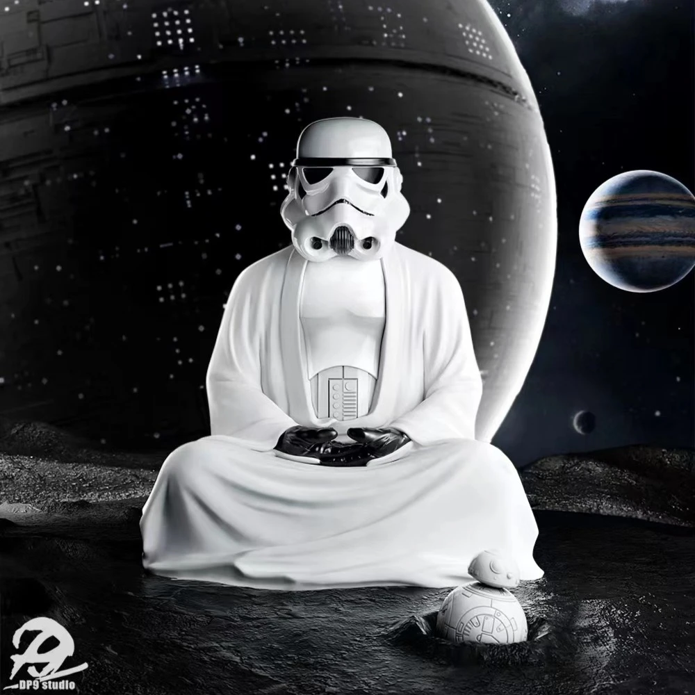 【现货】SENZII千記商行·万佛系列和平白兵限量潮玩具恶搞手办摆件